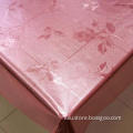 Disposable Tablecloth with Non-woven/Flannel/Fabric Backing, Daily Use PVC Printed Tablecloth